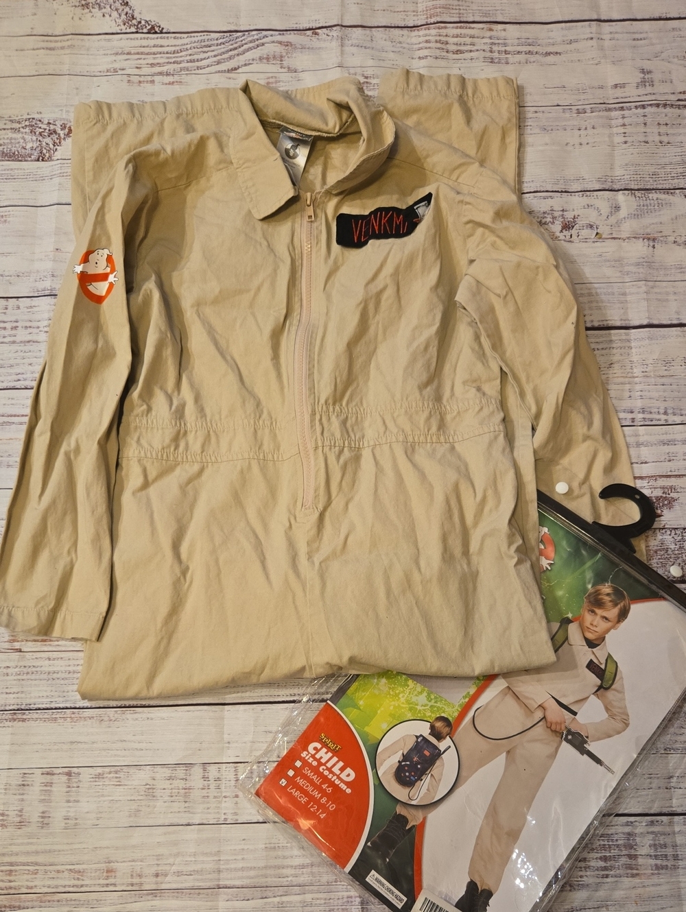 Ghostbusters child costume jumpsuit Large SZ 12-14